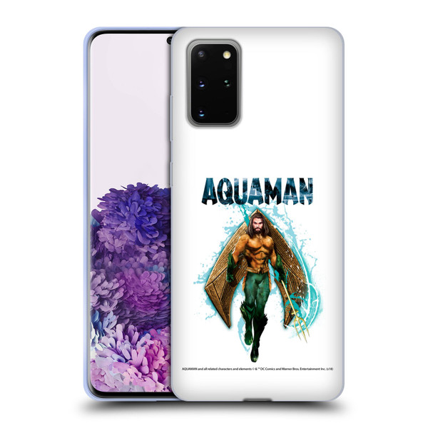 Aquaman Movie Graphics Trident of Atlan 2 Soft Gel Case for Samsung Galaxy S20+ / S20+ 5G