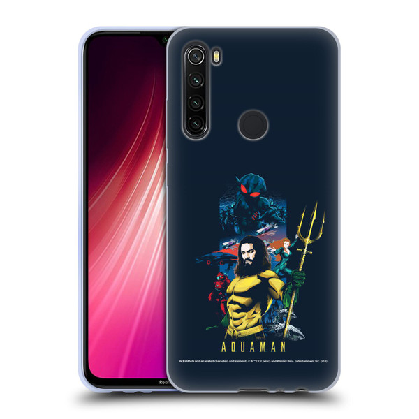 Aquaman Movie Graphics Poster Soft Gel Case for Xiaomi Redmi Note 8T