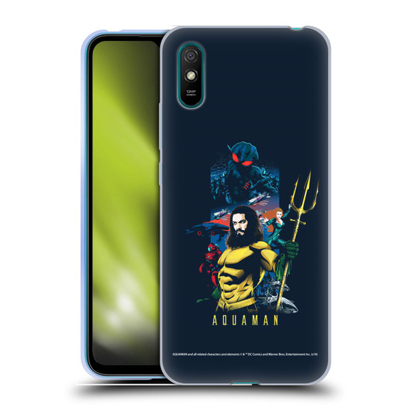 Aquaman Movie Graphics Poster Soft Gel Case for Xiaomi Redmi 9A / Redmi 9AT