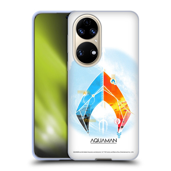 Aquaman Movie Logo Trident of Atlan Soft Gel Case for Huawei P50