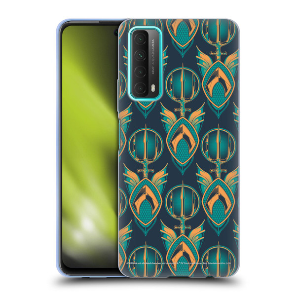 Aquaman Movie Logo Pattern Soft Gel Case for Huawei P Smart (2021)