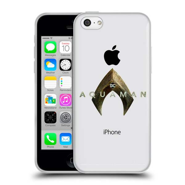 Aquaman Movie Logo Main Soft Gel Case for Apple iPhone 5c