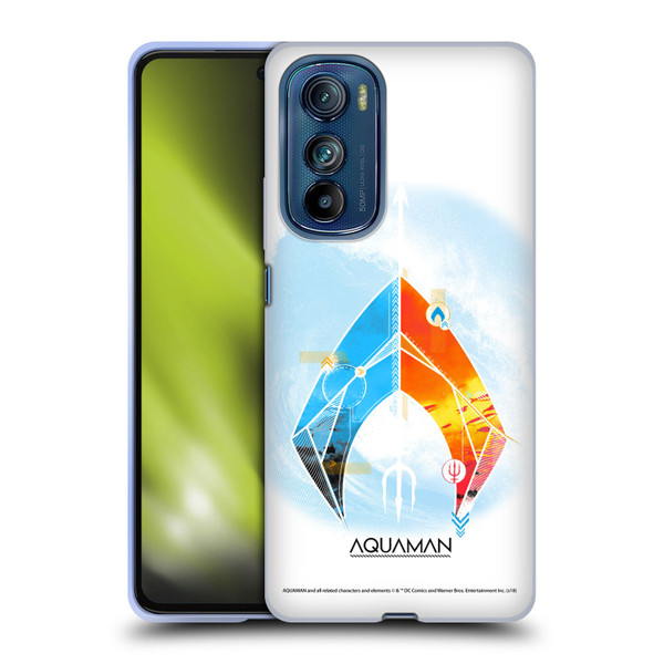 Aquaman Movie Logo Trident of Atlan Soft Gel Case for Motorola Edge 30