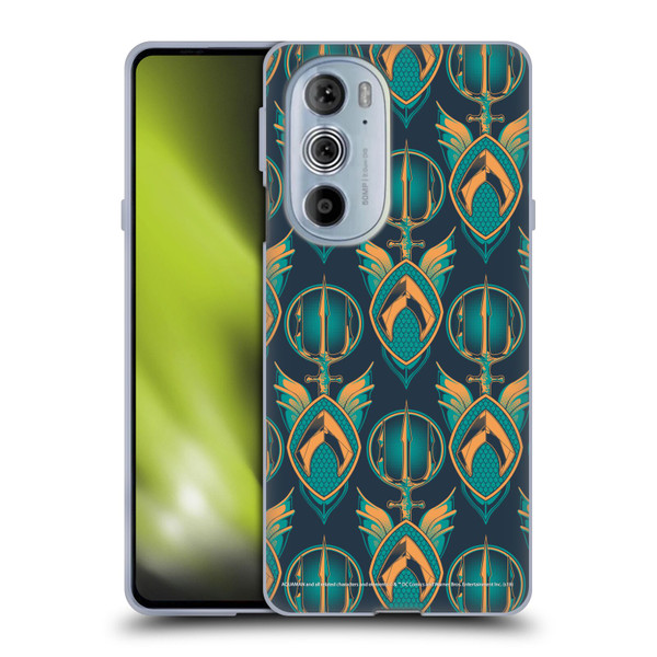 Aquaman Movie Logo Pattern Soft Gel Case for Motorola Edge X30