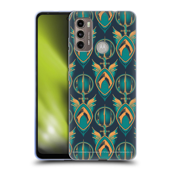 Aquaman Movie Logo Pattern Soft Gel Case for Motorola Moto G60 / Moto G40 Fusion