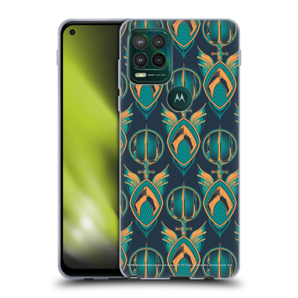 Aquaman Movie Logo Pattern Soft Gel Case for Motorola Moto G Stylus 5G 2021