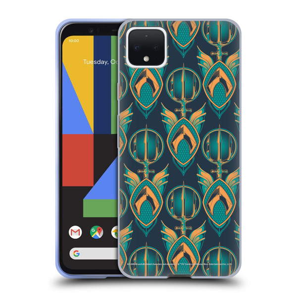 Aquaman Movie Logo Pattern Soft Gel Case for Google Pixel 4 XL