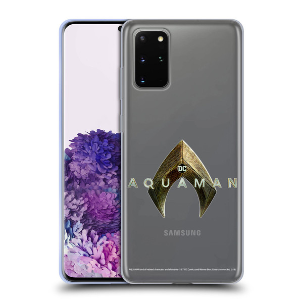 Aquaman Movie Logo Main Soft Gel Case for Samsung Galaxy S20+ / S20+ 5G