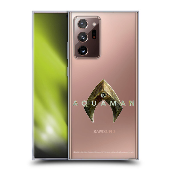 Aquaman Movie Logo Main Soft Gel Case for Samsung Galaxy Note20 Ultra / 5G