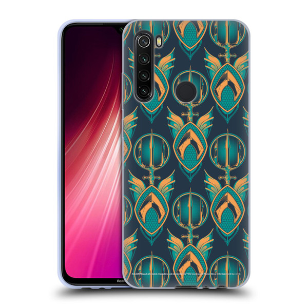 Aquaman Movie Logo Pattern Soft Gel Case for Xiaomi Redmi Note 8T
