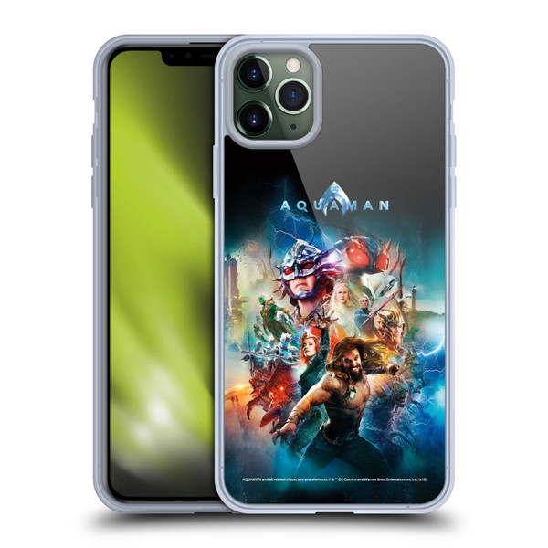 Aquaman Movie Posters Kingdom United Soft Gel Case for Apple iPhone 11 Pro Max