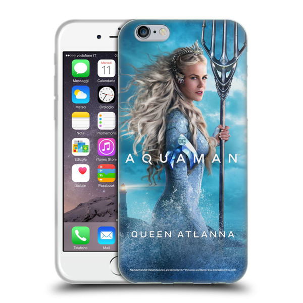 Aquaman Movie Posters Queen Atlanna Soft Gel Case for Apple iPhone 6 / iPhone 6s