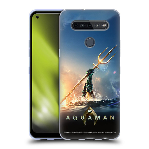 Aquaman Movie Posters Trident of Atlan Soft Gel Case for LG K51S