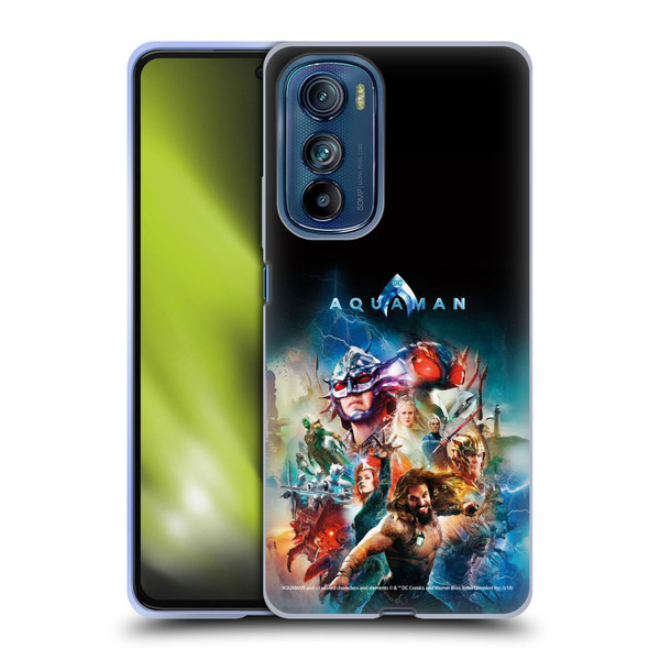 Aquaman Movie Posters Kingdom United Soft Gel Case for Motorola Edge 30