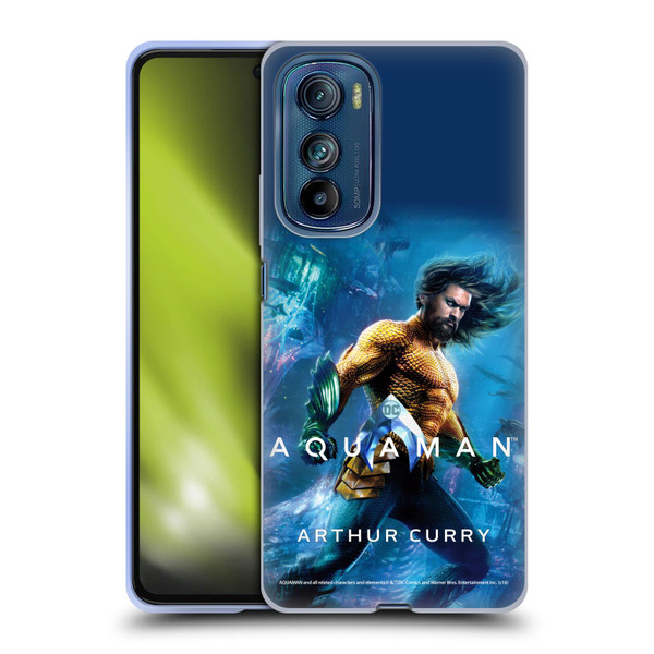 Aquaman Movie Posters Arthur Curry Soft Gel Case for Motorola Edge 30