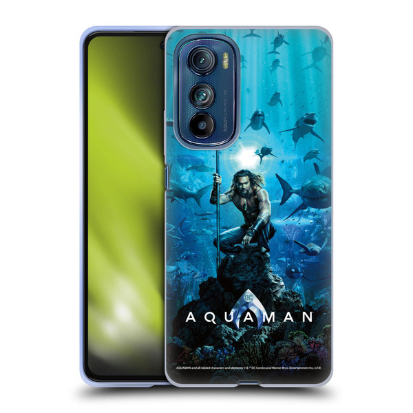 Aquaman Movie Posters Marine Telepathy Soft Gel Case for Motorola Edge 30