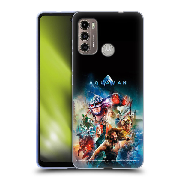 Aquaman Movie Posters Kingdom United Soft Gel Case for Motorola Moto G60 / Moto G40 Fusion