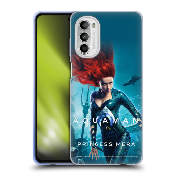 Aquaman Movie Posters Princess Mera Soft Gel Case for Motorola Moto G52