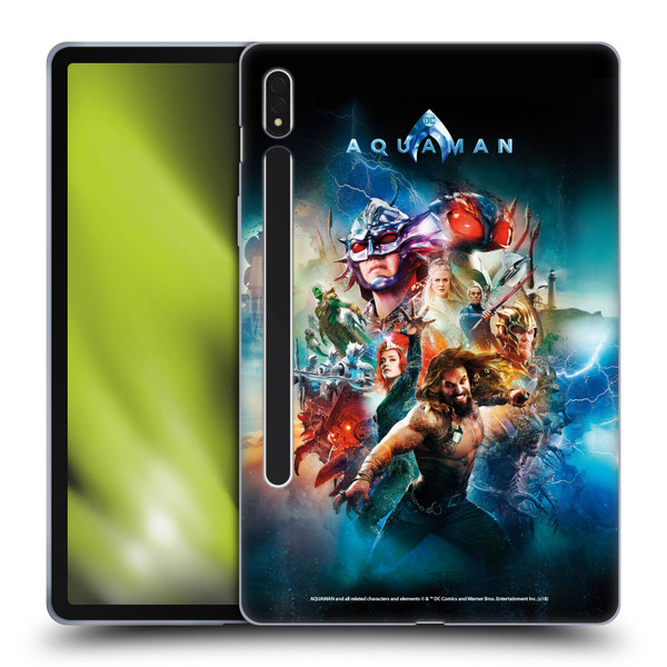 Aquaman Movie Posters Kingdom United Soft Gel Case for Samsung Galaxy Tab S8