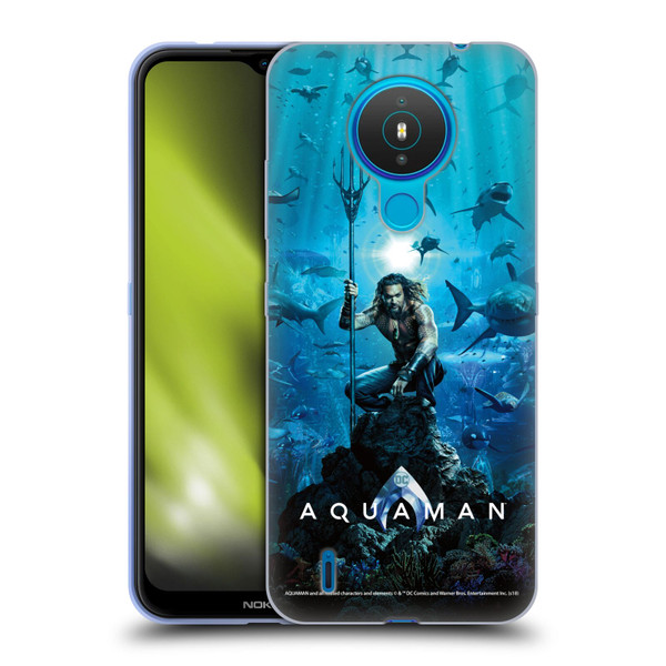 Aquaman Movie Posters Marine Telepathy Soft Gel Case for Nokia 1.4