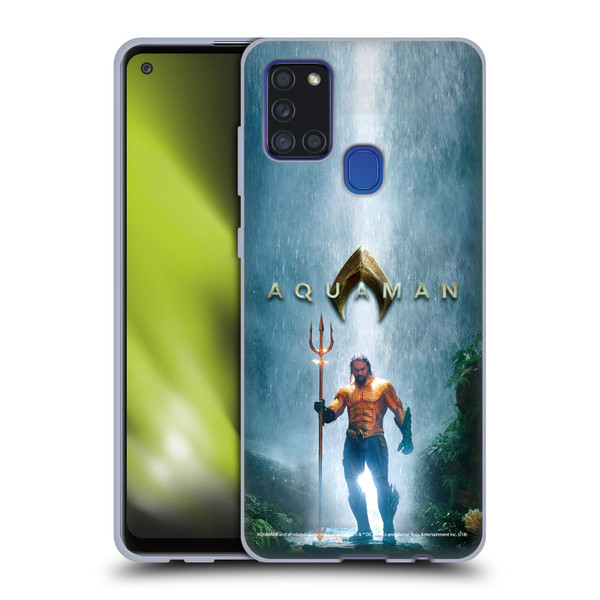Aquaman Movie Posters Classic Costume Soft Gel Case for Samsung Galaxy A21s (2020)