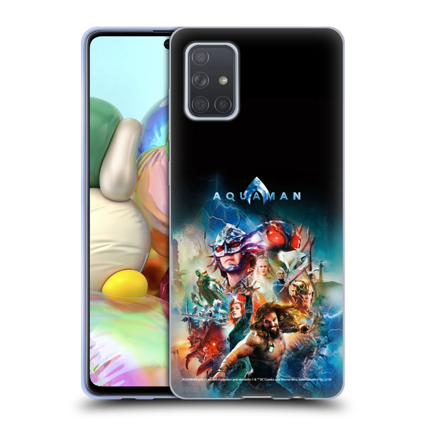 Aquaman Movie Posters Kingdom United Soft Gel Case for Samsung Galaxy A71 (2019)