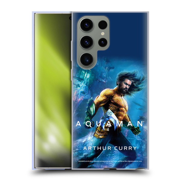 Aquaman Movie Posters Arthur Curry Soft Gel Case for Samsung Galaxy S23 Ultra 5G