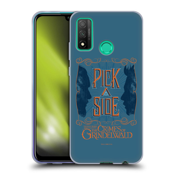 Fantastic Beasts The Crimes Of Grindelwald Art Nouveau Pick A Side Soft Gel Case for Huawei P Smart (2020)