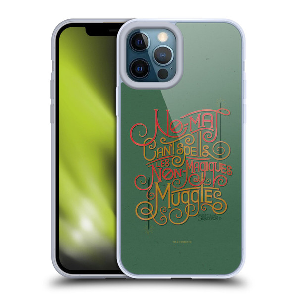 Fantastic Beasts The Crimes Of Grindelwald Art Nouveau Muggles Soft Gel Case for Apple iPhone 12 Pro Max