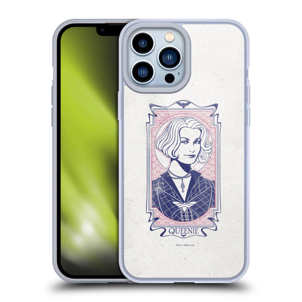 Fantastic Beasts The Crimes Of Grindelwald Art Nouveau Queenie Soft Gel Case for Apple iPhone 13 Pro Max