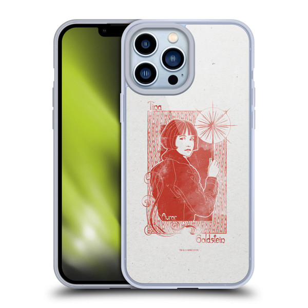 Fantastic Beasts The Crimes Of Grindelwald Art Nouveau Tina Goldstein Soft Gel Case for Apple iPhone 13 Pro Max