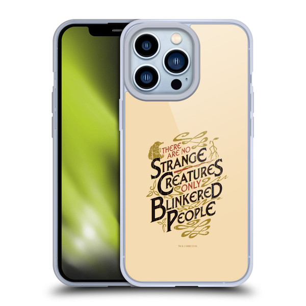 Fantastic Beasts The Crimes Of Grindelwald Art Nouveau Strange Creatures Soft Gel Case for Apple iPhone 13 Pro