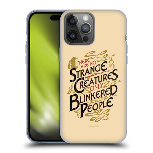 Fantastic Beasts The Crimes Of Grindelwald Art Nouveau Strange Creatures Soft Gel Case for Apple iPhone 14 Pro Max