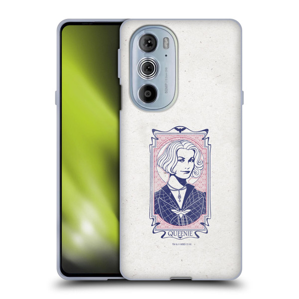 Fantastic Beasts The Crimes Of Grindelwald Art Nouveau Queenie Soft Gel Case for Motorola Edge X30