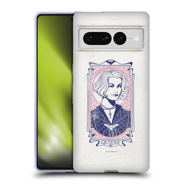 Fantastic Beasts The Crimes Of Grindelwald Art Nouveau Queenie Soft Gel Case for Google Pixel 7 Pro