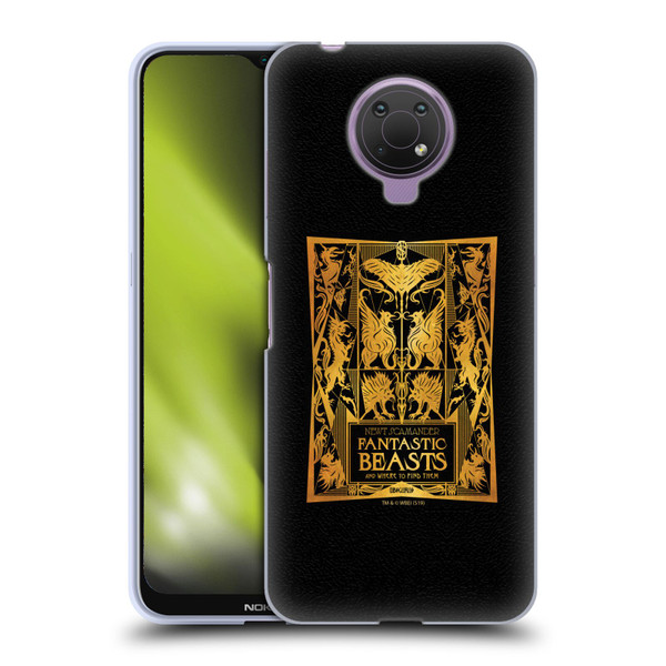 Fantastic Beasts The Crimes Of Grindelwald Art Nouveau Book Cover Soft Gel Case for Nokia G10