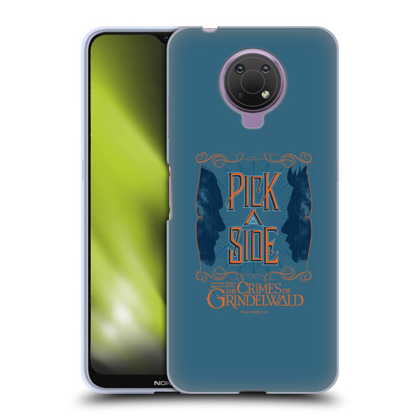 Fantastic Beasts The Crimes Of Grindelwald Art Nouveau Pick A Side Soft Gel Case for Nokia G10