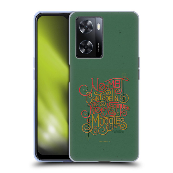 Fantastic Beasts The Crimes Of Grindelwald Art Nouveau Muggles Soft Gel Case for OPPO A57s