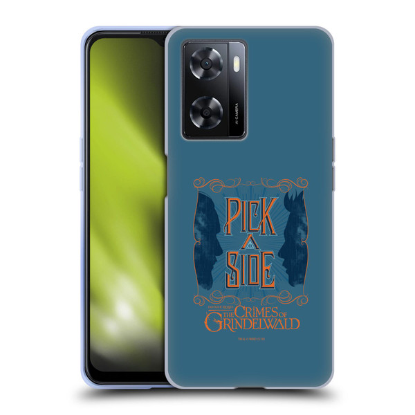 Fantastic Beasts The Crimes Of Grindelwald Art Nouveau Pick A Side Soft Gel Case for OPPO A57s