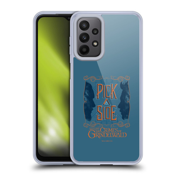 Fantastic Beasts The Crimes Of Grindelwald Art Nouveau Pick A Side Soft Gel Case for Samsung Galaxy A23 / 5G (2022)