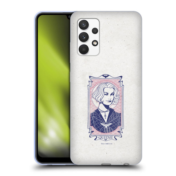 Fantastic Beasts The Crimes Of Grindelwald Art Nouveau Queenie Soft Gel Case for Samsung Galaxy A32 (2021)