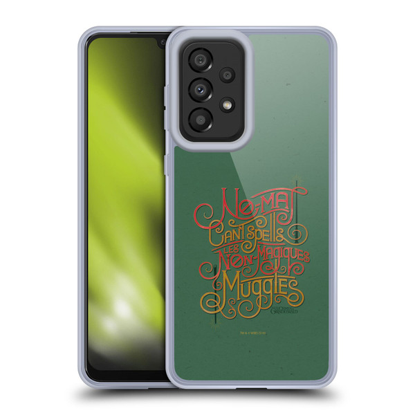 Fantastic Beasts The Crimes Of Grindelwald Art Nouveau Muggles Soft Gel Case for Samsung Galaxy A33 5G (2022)