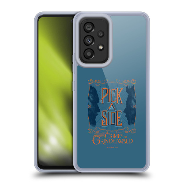 Fantastic Beasts The Crimes Of Grindelwald Art Nouveau Pick A Side Soft Gel Case for Samsung Galaxy A53 5G (2022)