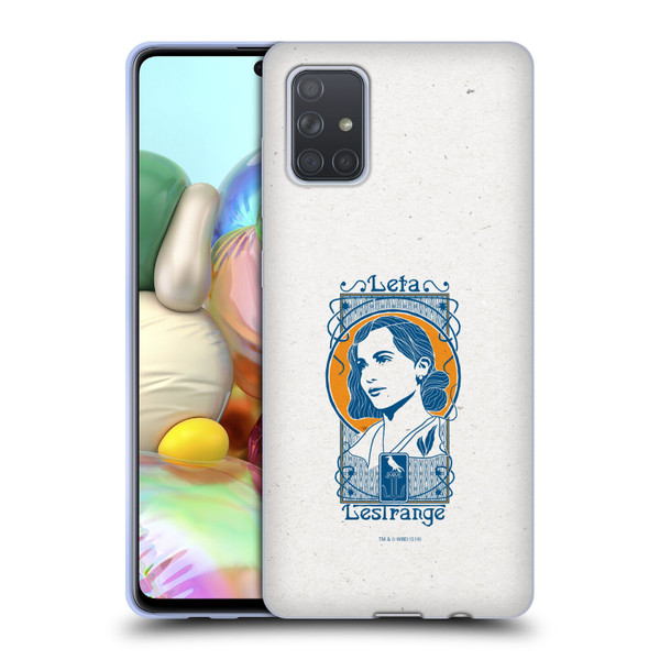 Fantastic Beasts The Crimes Of Grindelwald Art Nouveau Leta Lestrange Soft Gel Case for Samsung Galaxy A71 (2019)