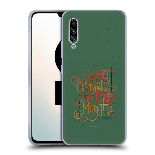 Fantastic Beasts The Crimes Of Grindelwald Art Nouveau Muggles Soft Gel Case for Samsung Galaxy A90 5G (2019)