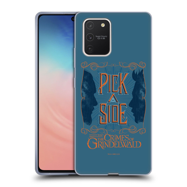 Fantastic Beasts The Crimes Of Grindelwald Art Nouveau Pick A Side Soft Gel Case for Samsung Galaxy S10 Lite