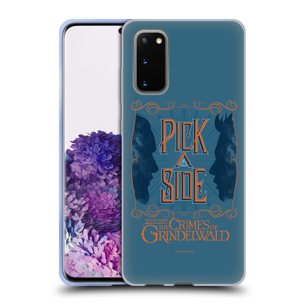 Fantastic Beasts The Crimes Of Grindelwald Art Nouveau Pick A Side Soft Gel Case for Samsung Galaxy S20 / S20 5G