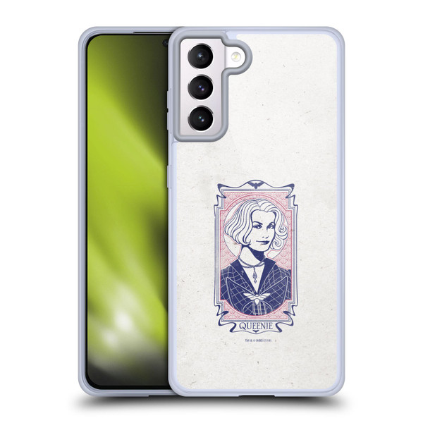 Fantastic Beasts The Crimes Of Grindelwald Art Nouveau Queenie Soft Gel Case for Samsung Galaxy S21+ 5G