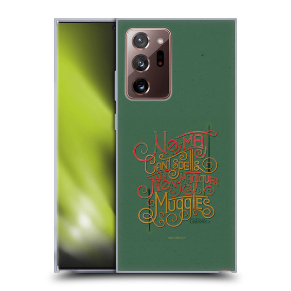 Fantastic Beasts The Crimes Of Grindelwald Art Nouveau Muggles Soft Gel Case for Samsung Galaxy Note20 Ultra / 5G