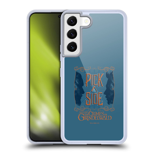 Fantastic Beasts The Crimes Of Grindelwald Art Nouveau Pick A Side Soft Gel Case for Samsung Galaxy S22 5G